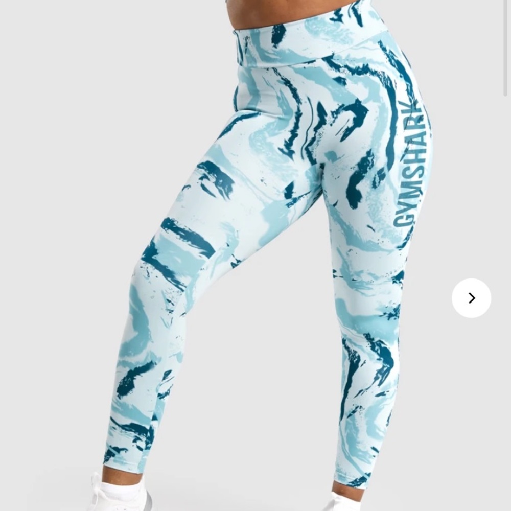 Gymshark blue power leggings
